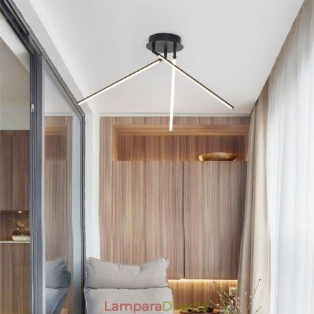 Lámpara de techo con diseño de molino de viento de aluminio con montaje empotrado creativo Lámpara de techo con diseño de molino de viento de aluminio con montaje empotrado creativo