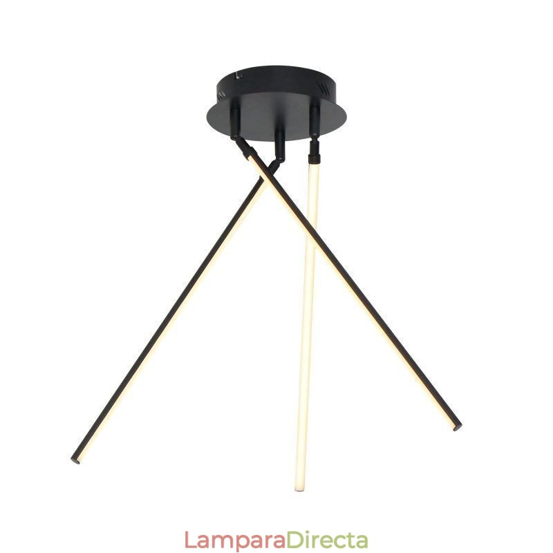 Lámpara de techo con diseño de molino de viento de aluminio con montaje empotrado creativo