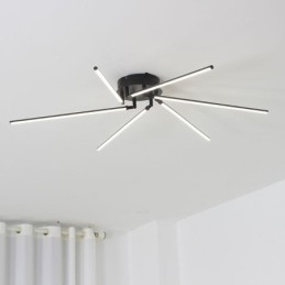 Lámpara de techo con diseño de molino de viento de aluminio con montaje empotrado creativo