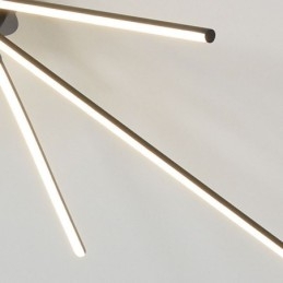 Lámpara de techo con diseño de molino de viento de aluminio con montaje empotrado creativo