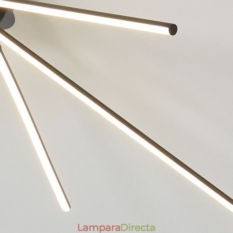 Lámpara de techo con diseño de molino de viento de aluminio con montaje empotrado creativo