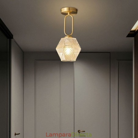 Lámpara de techo creativa de cristal empotrada moderna para el hogar Lámpara de techo creativa de cristal empotrada moderna para el hogar