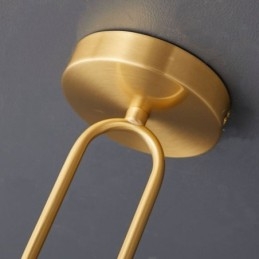 Lámpara de techo creativa de cristal empotrada moderna para el hogar