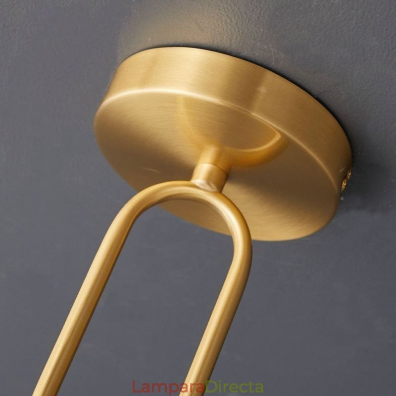 Lámpara de techo creativa de cristal empotrada moderna para el hogar