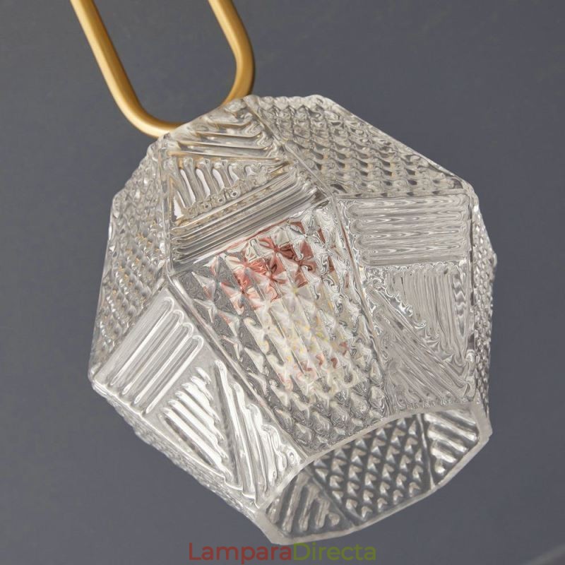 Lámpara de techo creativa de cristal empotrada moderna para el hogar