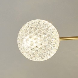Lámpara de techo decorativa dorada empotrada moderna