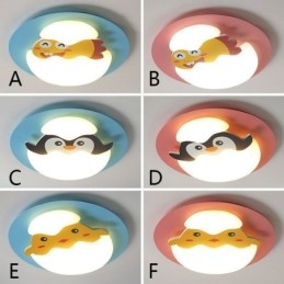 Lámpara de techo decorativa moderna con diseño de dibujos animados