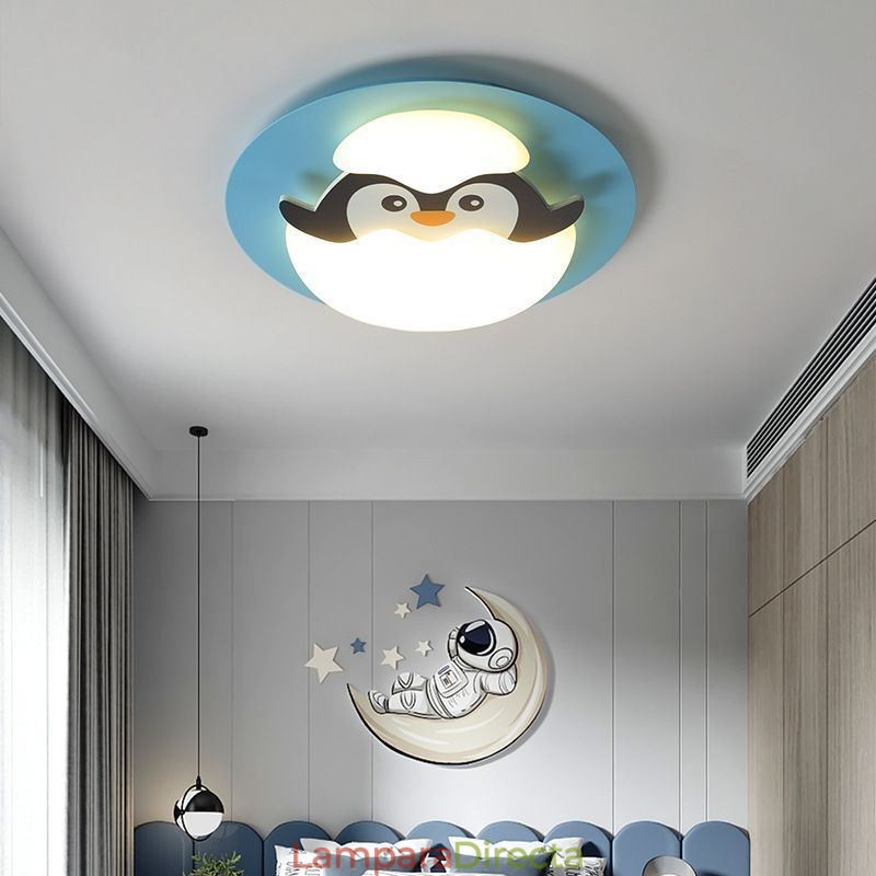 Lámpara de techo decorativa moderna con diseño de dibujos animados