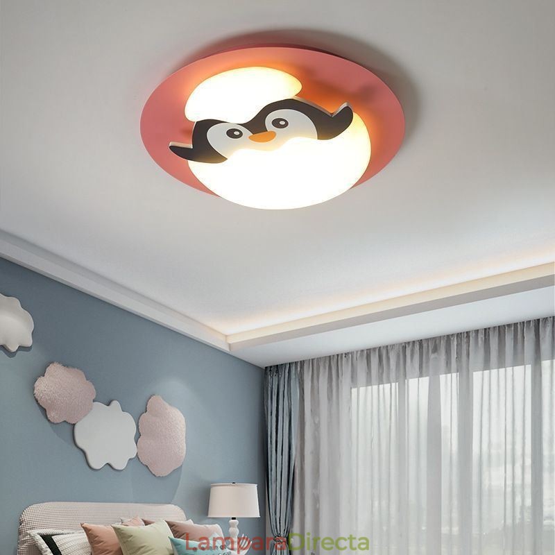 Lámpara de techo decorativa moderna con diseño de dibujos animados