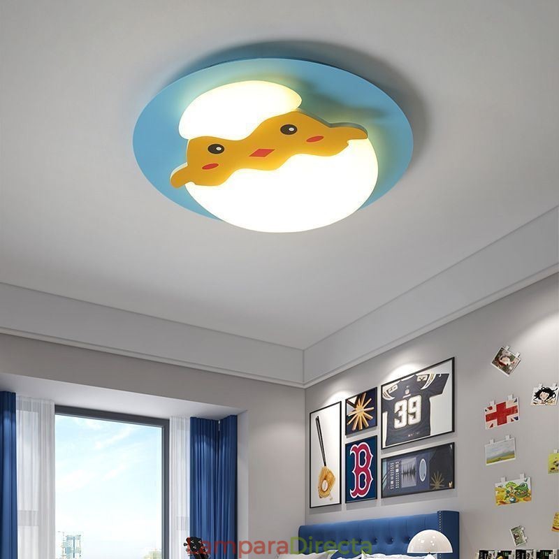 Lámpara de techo decorativa moderna con diseño de dibujos animados