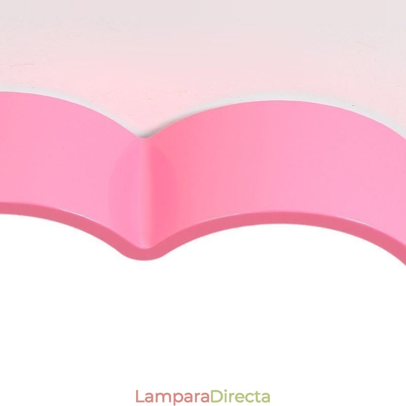 Lámpara de techo moderna de dibujos animados con diseño de flores empotrada