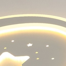 Lámpara de techo empotrada con forma de estrella