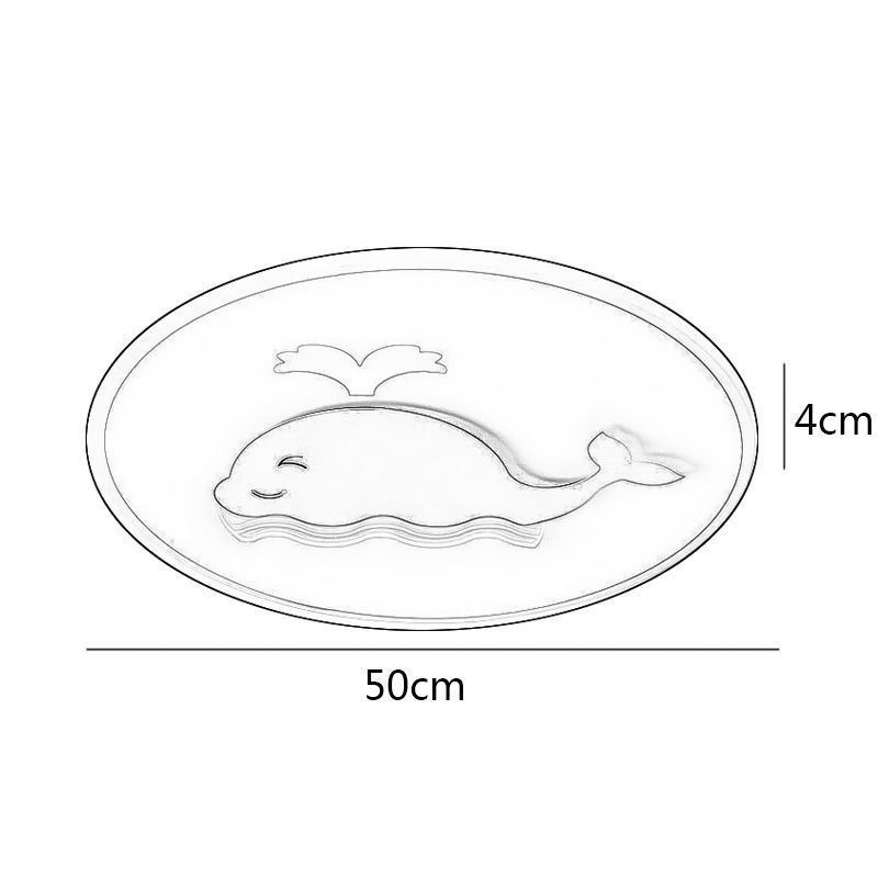 Lámpara de techo creativa moderna con forma de ballena