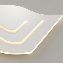 Lámpara de techo moderna cuadrada de acrílico empotrada