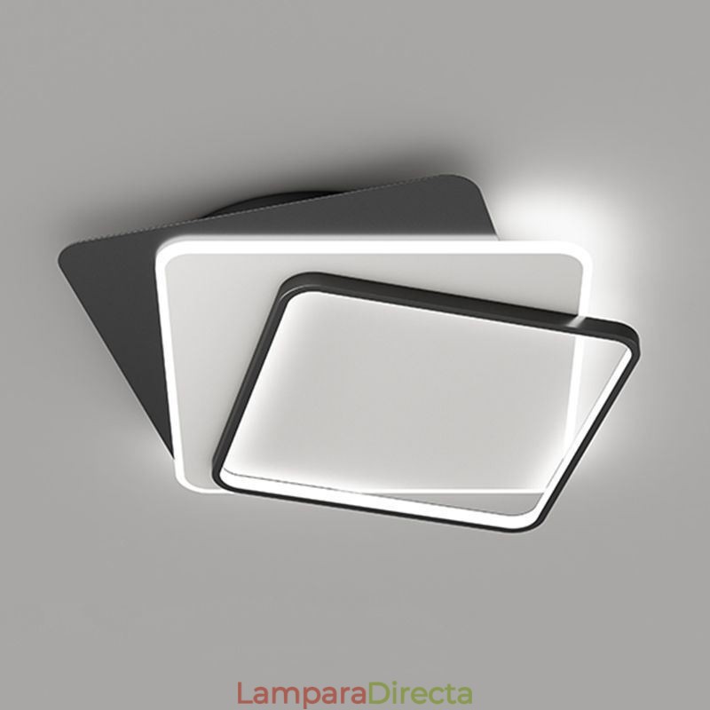 Lámpara de techo cuadrada creativa