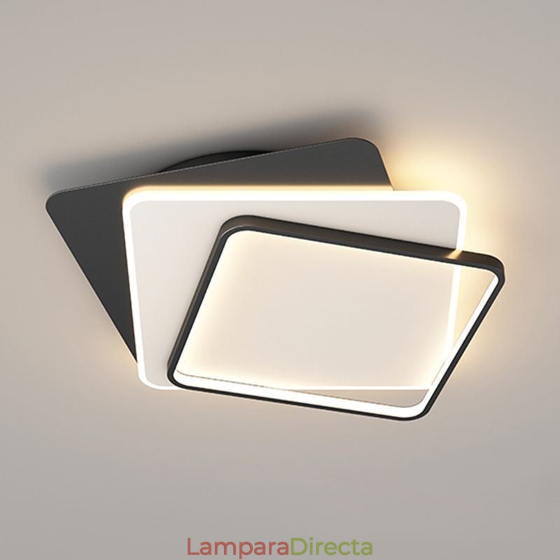 Lámpara de techo cuadrada creativa