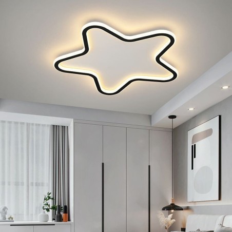 Lámpara de techo moderna con forma de estrella Lámpara de techo moderna con forma de estrella