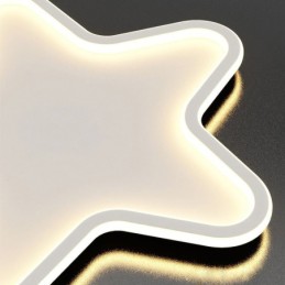 Lámpara de techo moderna con forma de estrella