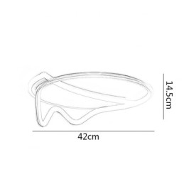 Lámpara de techo moderna con forma de anillo para decoración del hogar