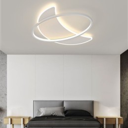 Lámpara de techo moderna con decoración de luna