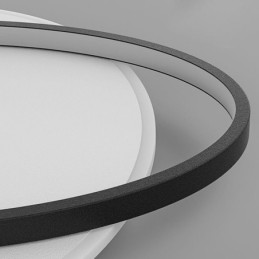 Lámpara de techo moderna con decoración de luna