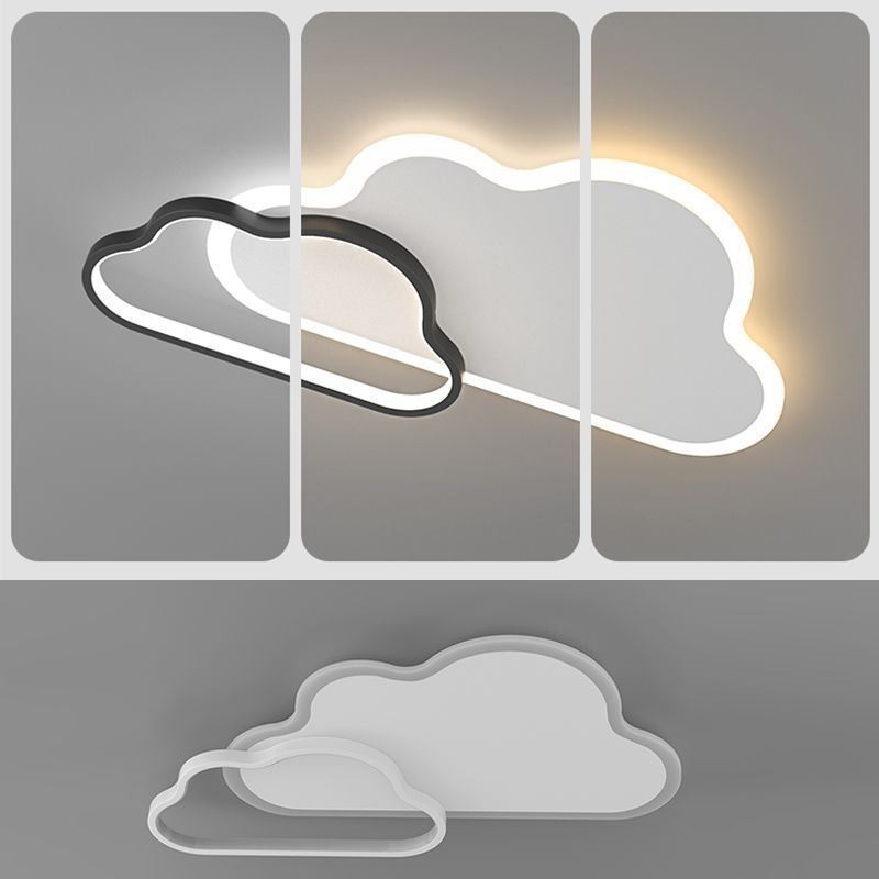 Lámpara de techo moderna con decoración de nubes creativas