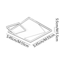 Lámpara de techo moderna cuadrada, iluminación inteligente para interiores