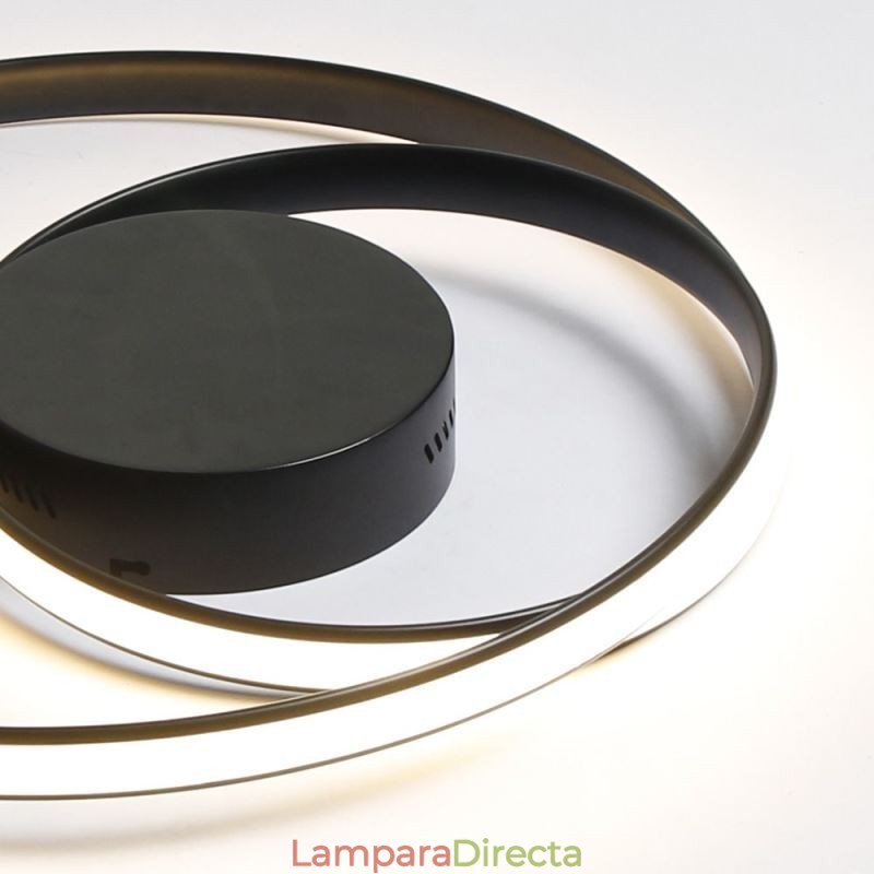 Lámparas de techo modernas, lámparas redondas dobles