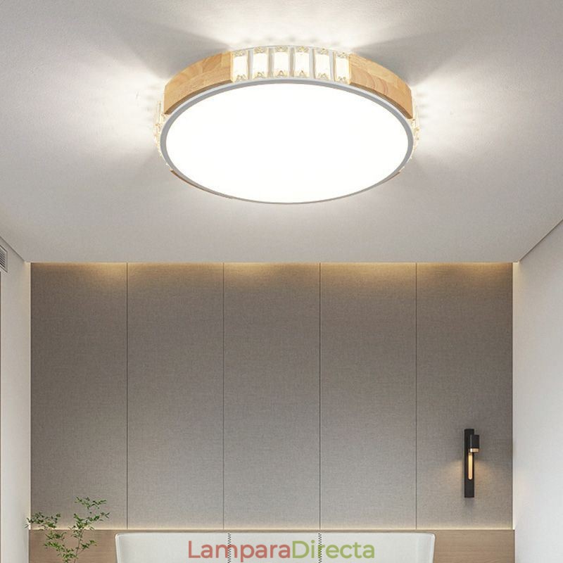Lámpara de techo japonesa minimalista empotrada