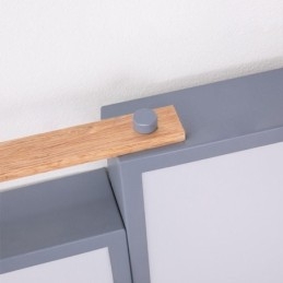 Lámpara de techo rectangular empalmada con luz de techo moderna
