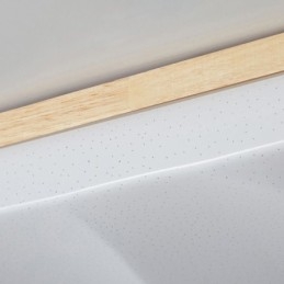 Lámpara de techo rectangular corrugada de acrílico japonés