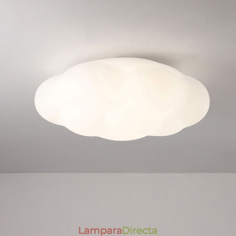 Lámpara de techo nórdica con forma de nube