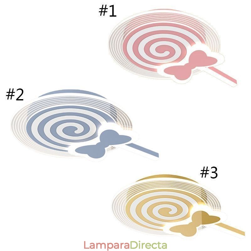 Lámpara de techo moderna Lollipop Lámpara de techo para niños