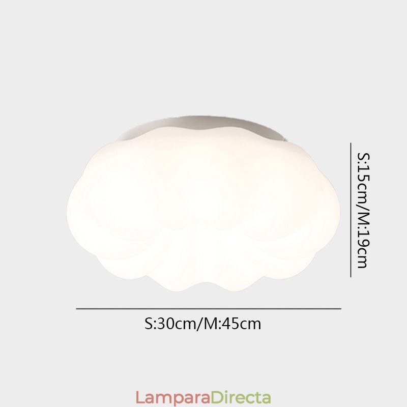 Lámpara de techo creativa con forma de calabaza