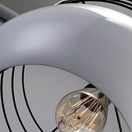 Lámpara de araña estilo mini moderna contemporánea de metal