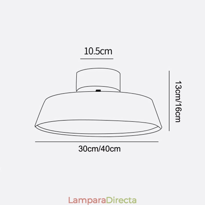 Lámpara de techo moderna para porche, estilo nórdico macarrón.