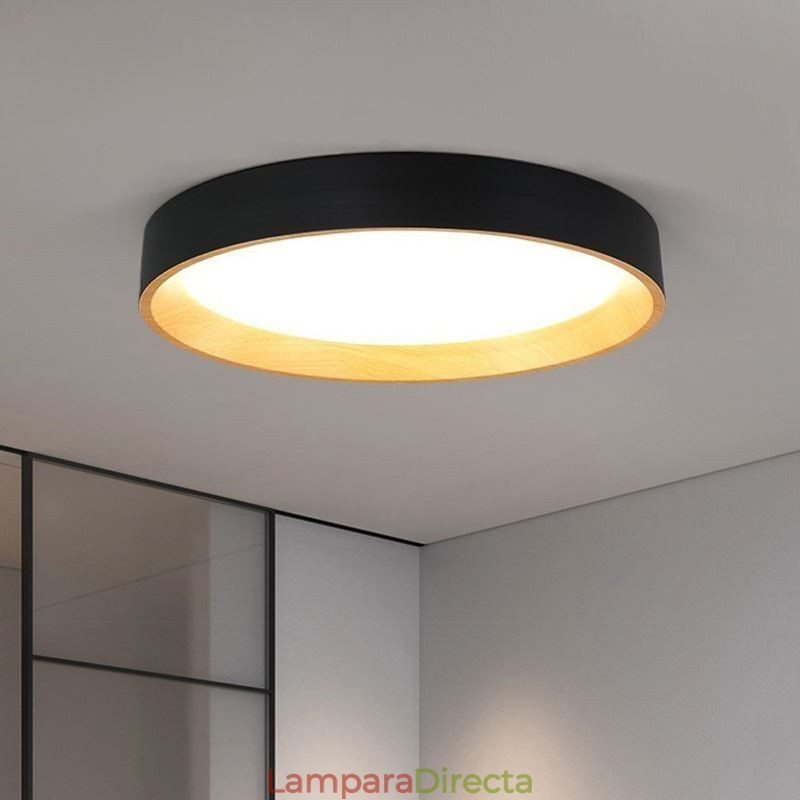 Lámpara de techo moderna minimalista con panel empotrado