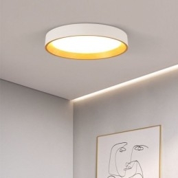 Lámpara de techo moderna minimalista con panel empotrado