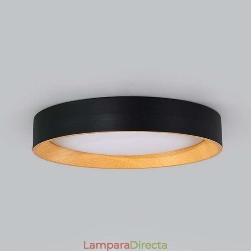 Lámpara de techo moderna minimalista con panel empotrado