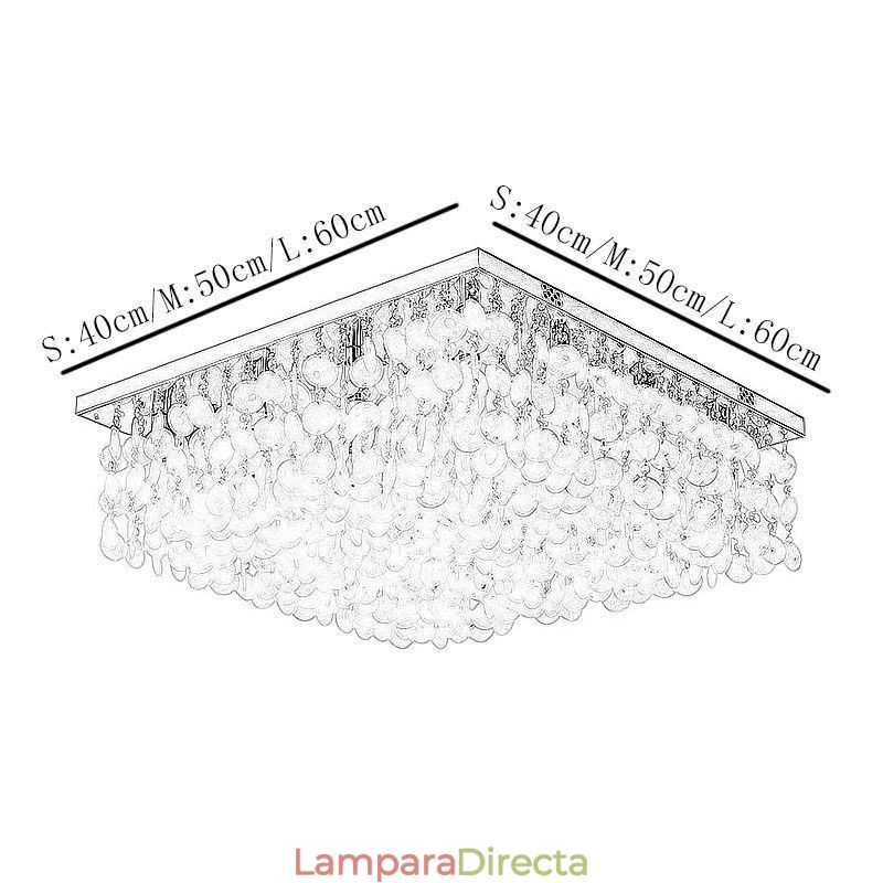 Lámpara de techo empotrada moderna de concha blanca