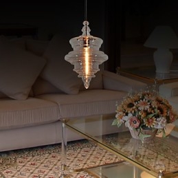 Lámpara colgante moderna con 1 luz