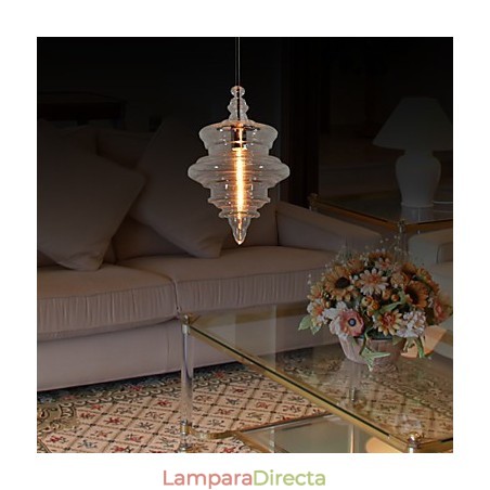 Lámpara colgante moderna con 1 luz Lámpara colgante moderna con 1 luz