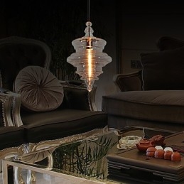 Lámpara colgante moderna con 1 luz