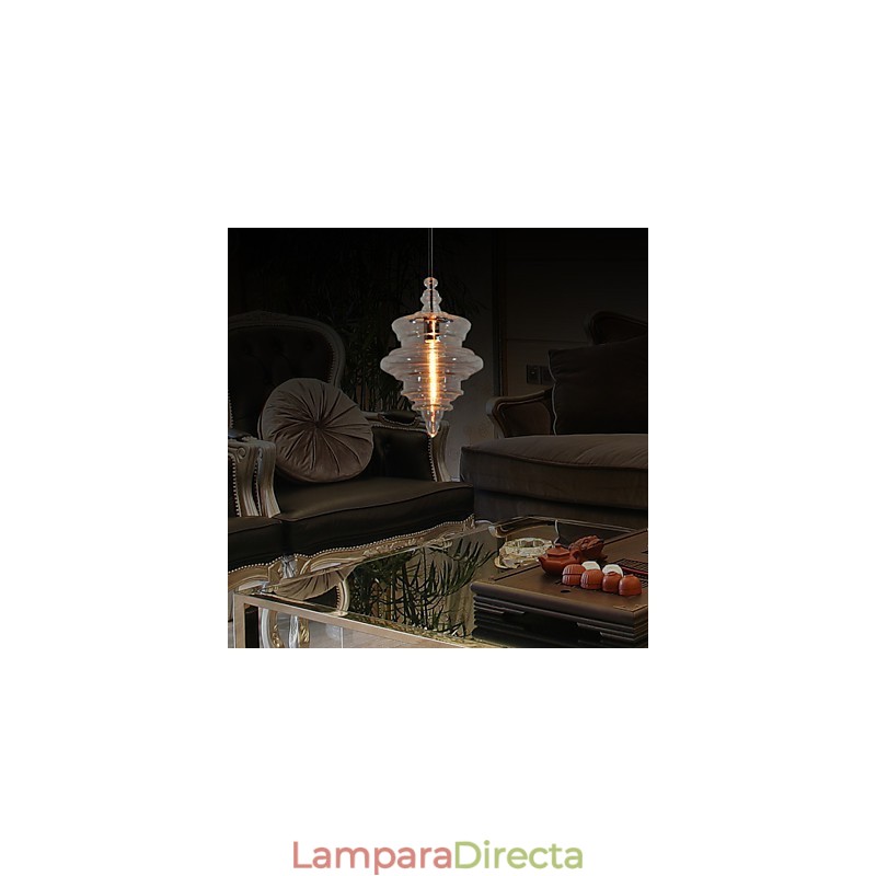 Lámpara colgante moderna con 1 luz