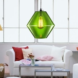 Lámpara de araña estilo mini moderna contemporánea de cristal