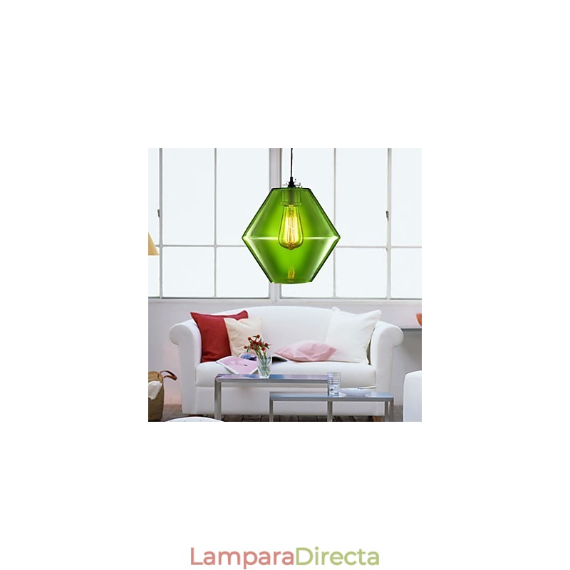 Lámpara de araña estilo mini moderna contemporánea de cristal