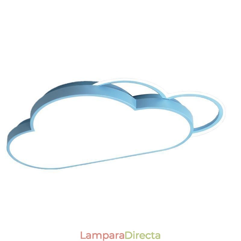 Lámpara de techo empotrada con forma de nube de luces modernas