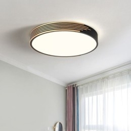 Lámpara de techo empotrada moderna con iluminación circular