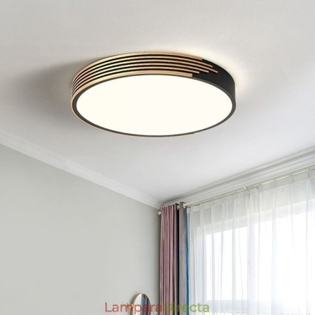 Lámpara de techo empotrada moderna con iluminación circular Lámpara de techo empotrada moderna con iluminación circular