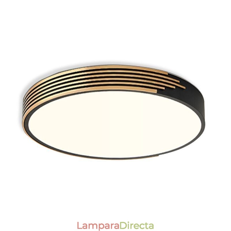 Lámpara de techo empotrada moderna con iluminación circular